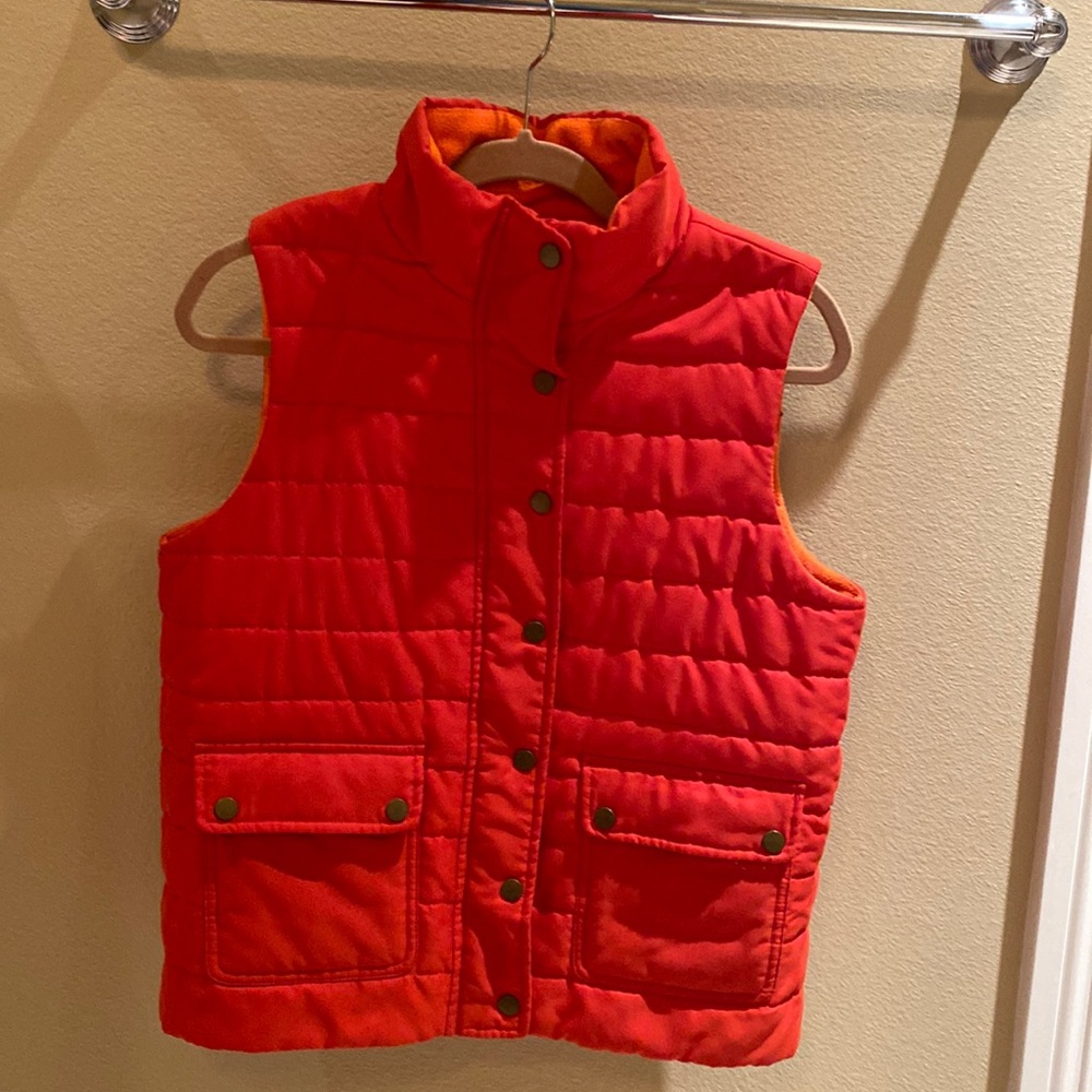 Johns New York sport red fleas puffer vest M